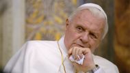 Anthony Hopkins in The Two Popes | Image via Netflix